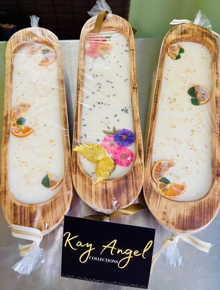 Wood Bowl Candle "Custom Order"