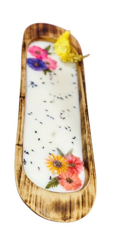 Wood Bowl Candle "Custom Order"